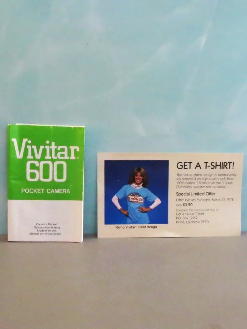Vintage Vivitar 600 Camera 110 Format Store Condition Analog Memory